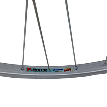 Weinmann RM19 27 Inch 9x100 Front 10x126mm Rear QR Freewheel Wheelset Silver Weinmann