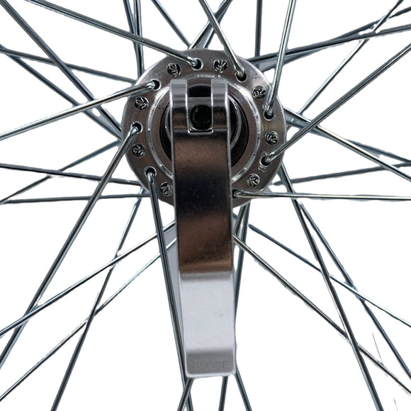 Weinmann RM19 27 Inch 100mm Front 126mm Rear QR Freewheel Wheelset Silver