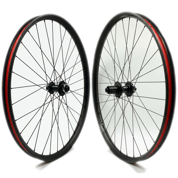 WTB ST TCS 2.0 i30 CVX 27.5 Inch 15x110 Front 12x142 Rear Origin8 HG Tubeless Disc Wheelset