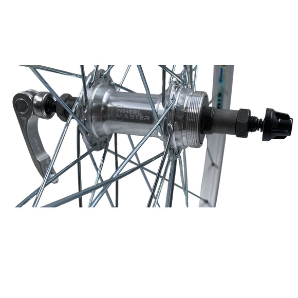 Weinmann RM19 27 Inch 100mm Front 126mm Rear QR Freewheel Wheelset Silver