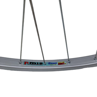 Weinmann RM19 27 Inch 100mm 126mm Bolt-On Freewheel Wheelset Silver