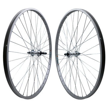 Weinmann RM19 27 Inch 100mm 126mm Bolt-On Freewheel Wheelset Silver Weinmann