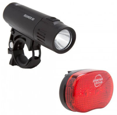 Planet Bike 3100 Beamer 80 & Blinky 3 Lightset