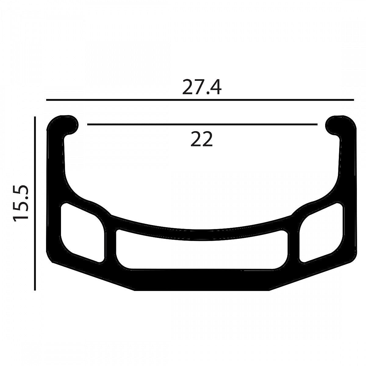 Sun Ringle Rhyno Lite 26-inch 9x100 QR Shimano Deore Disc Black