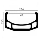 Sun Ringle Rhyno Lite 26-inch 10x135 Rear QR Shimano HG Deore Disc Black Wheel - The Bikesmiths