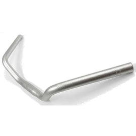 Kalloy Sweepback Touring 70mm rise 25.4 Aluminum Handle Bar Bead Blast Gray - 0