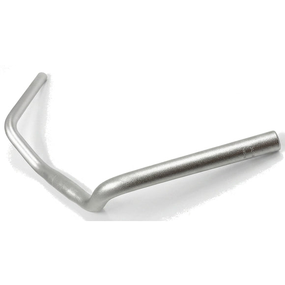 Kalloy Sweepback Touring 70mm rise 25.4 Aluminum Handle Bar Bead Blast Gray