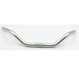 Kalloy Sweepback Touring 70mm rise 25.4 Aluminum Handle Bar Bead Blast Gray