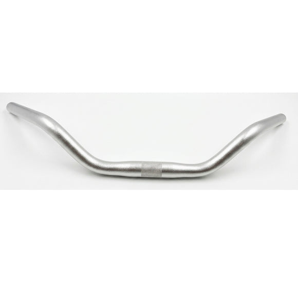 Kalloy Sweepback Touring 70mm rise 25.4 Aluminum Handle Bar Bead Blast Gray