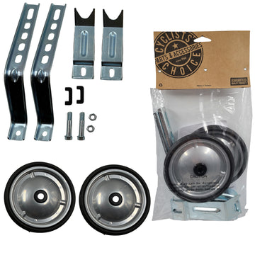Cyclist Choice 12-20" Heavy Duty Steel Training Wheels with Over Sized Bracket