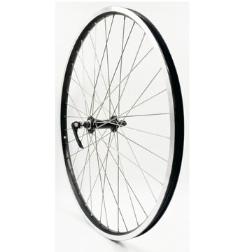 Weinmann ZAC19 26-inch 9x100 Front QR Black Wheel Silver Spokes