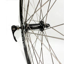 Weinmann ZAC19 26-inch 9x100 Front QR Black Wheel Silver Spokes-2