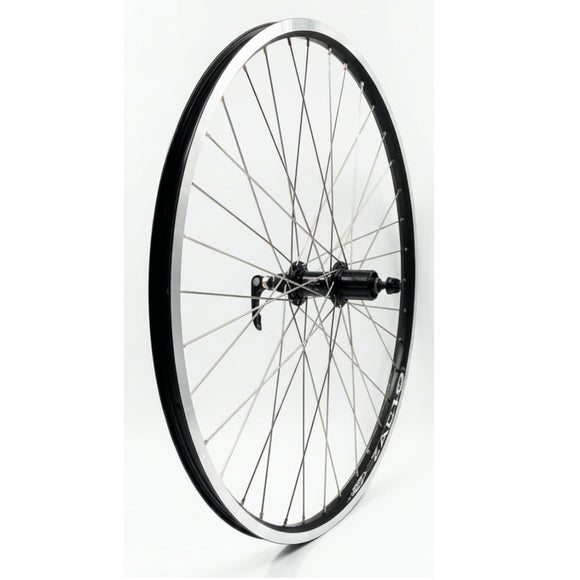 Weinmann ZAC19 26-inch 10x135 Rear QR  HG Type Black Wheel Silver Spokes