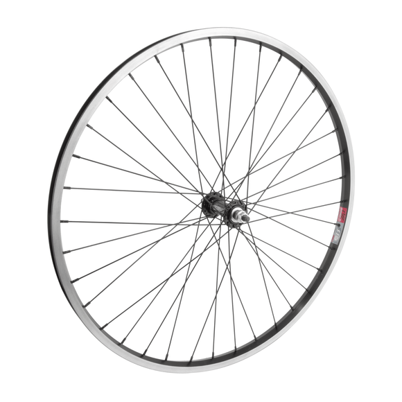 Wheel Master 26-Inch Black 100mm Front 135mm Rear Bolt-On Freewheel Type Wheelset