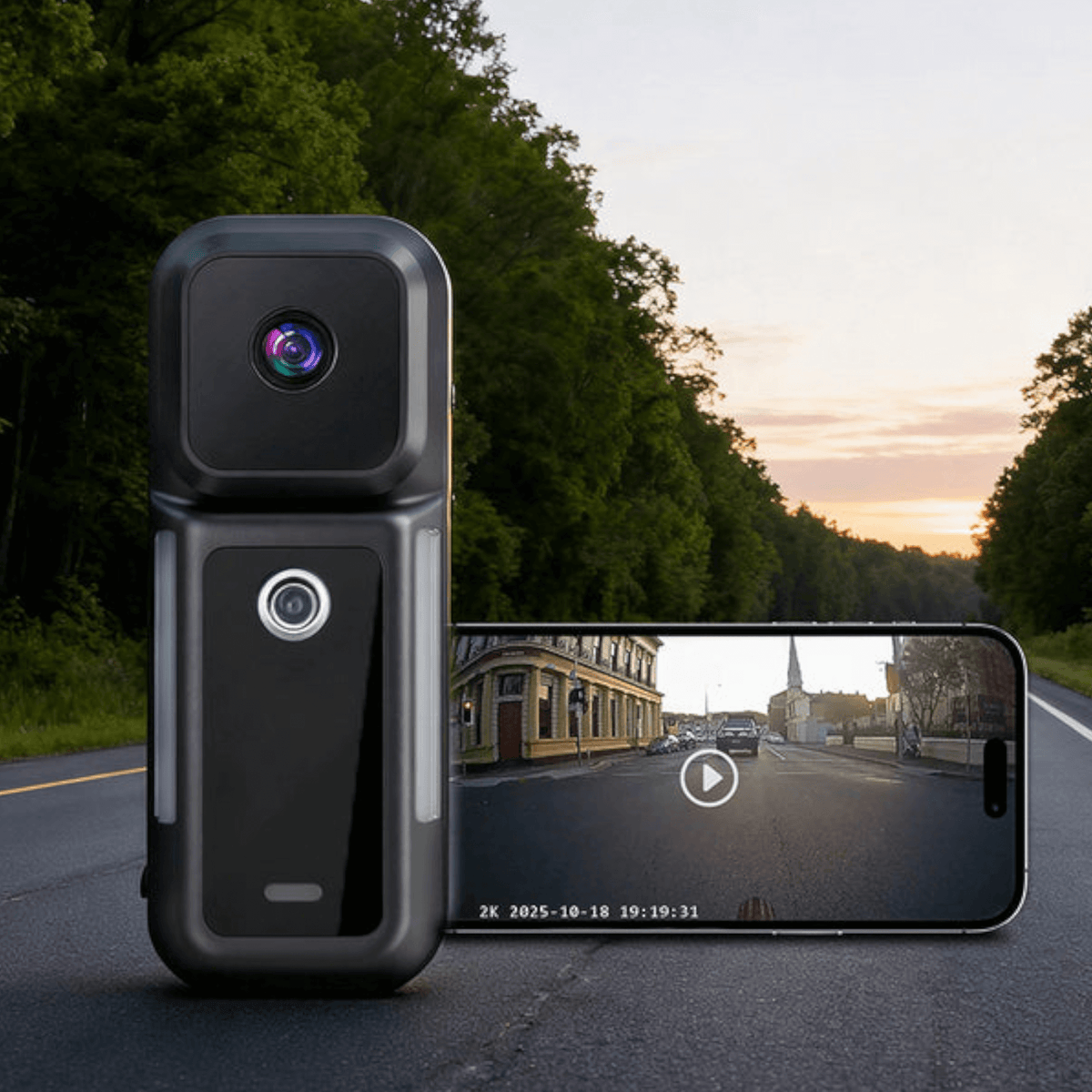 Ravemen NT301 Smart Tail Light with Accident Detection/ Recording Came ...