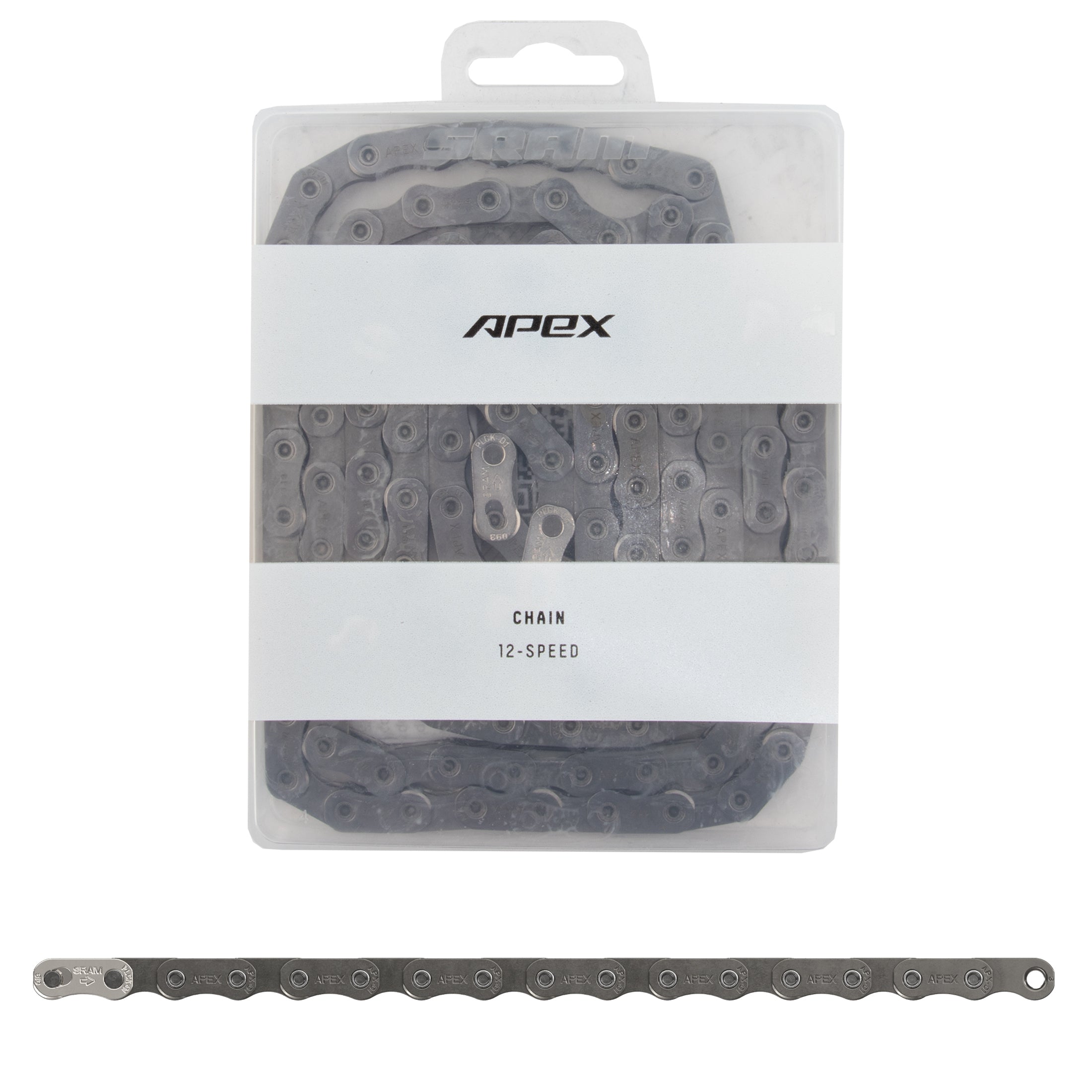 SRAM Apex Flattop Chain - 12-Speed 120 Links Gray D1 | The Bikesmiths