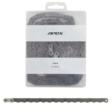 SRAM Apex Flattop Chain - 12-Speed 120 Links Gray D1 - The Bikesmiths