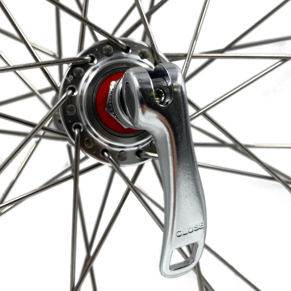 Weinmann LP18 Silver 27-inch 9x100 Front QR Sealed Bearing Road Bike Wheel