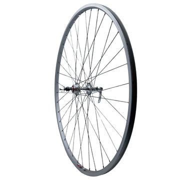 Weinmann LP18 Silver 27-inch 10x126 Rear QR Sealed Bearing Freewheel Type Road Bike Wheel Weinmann