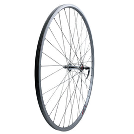 Weinmann LP18 Silver 27-inch 9x100 Front QR Sealed Bearing Road Bike Wheel