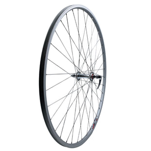 Weinmann LP18 Silver 27-inch 9x100 Front QR Sealed Bearing Road Bike Wheel