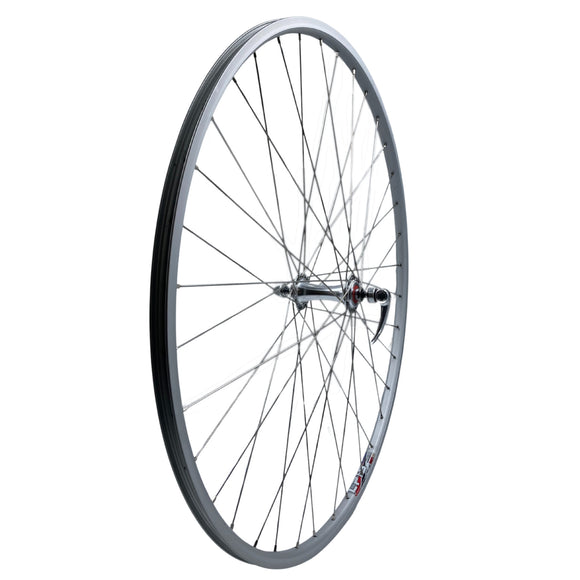 Weinmann LP18 Silver 27-inch 9x100 Front QR Sealed Bearing Road Bike Wheel