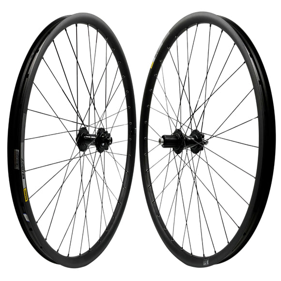 Mavic EN827 29-Inch 15x100 TA Front 12x142 TA Rear Sram MTH 716/746 HG Tubeless Disc Wheelset