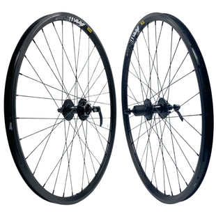 Mavic XM119 Black 26 Inch Shimano Cassette HG Disc 32h Wheelset QR 9x100mm FRONT/ 10x135mm REAR