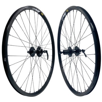 Mavic Shimano  XM119 Black 26 Inch Cassette HG Disc 32h Wheelset QR 9x100mm FRONT/ 10x135mm REAR Mavic
