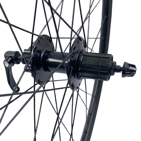 Mavic XM119 Black 26 Inch Shimano Cassette HG Disc 32h Wheelset QR 9x100mm FRONT/ 10x135mm REAR