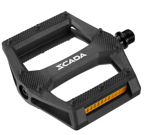 Buy black SCADA Thermoplastic Platform Pedal w/Polymer Bushing and Reflectors