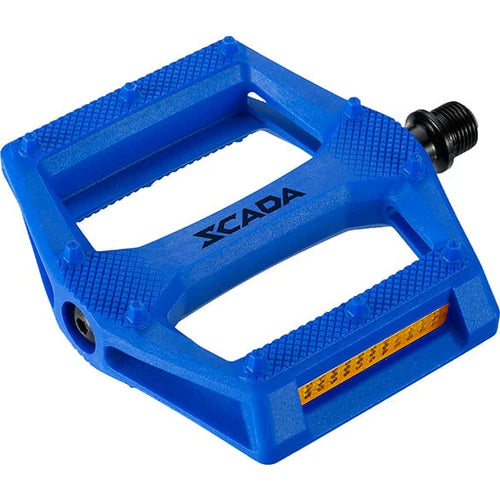 Buy blue SCADA Thermoplastic Platform Pedal w/Polymer Bushing and Reflectors