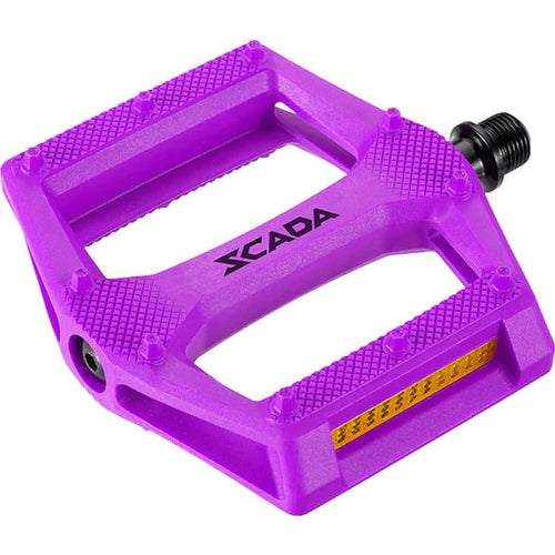 Buy purple SCADA Thermoplastic Platform Pedal w/Polymer Bushing and Reflectors