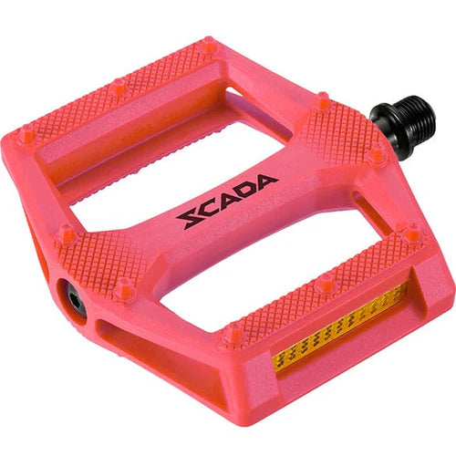 Buy pink SCADA Thermoplastic Platform Pedal w/Polymer Bushing and Reflectors