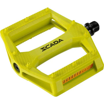 SCADA Thermoplastic Platform Pedal w/Polymer Bushing and Reflectors - The Bikesmiths