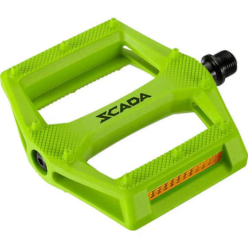 SCADA Thermoplastic Platform Pedal w/Polymer Bushing and Reflectors - The Bikesmiths