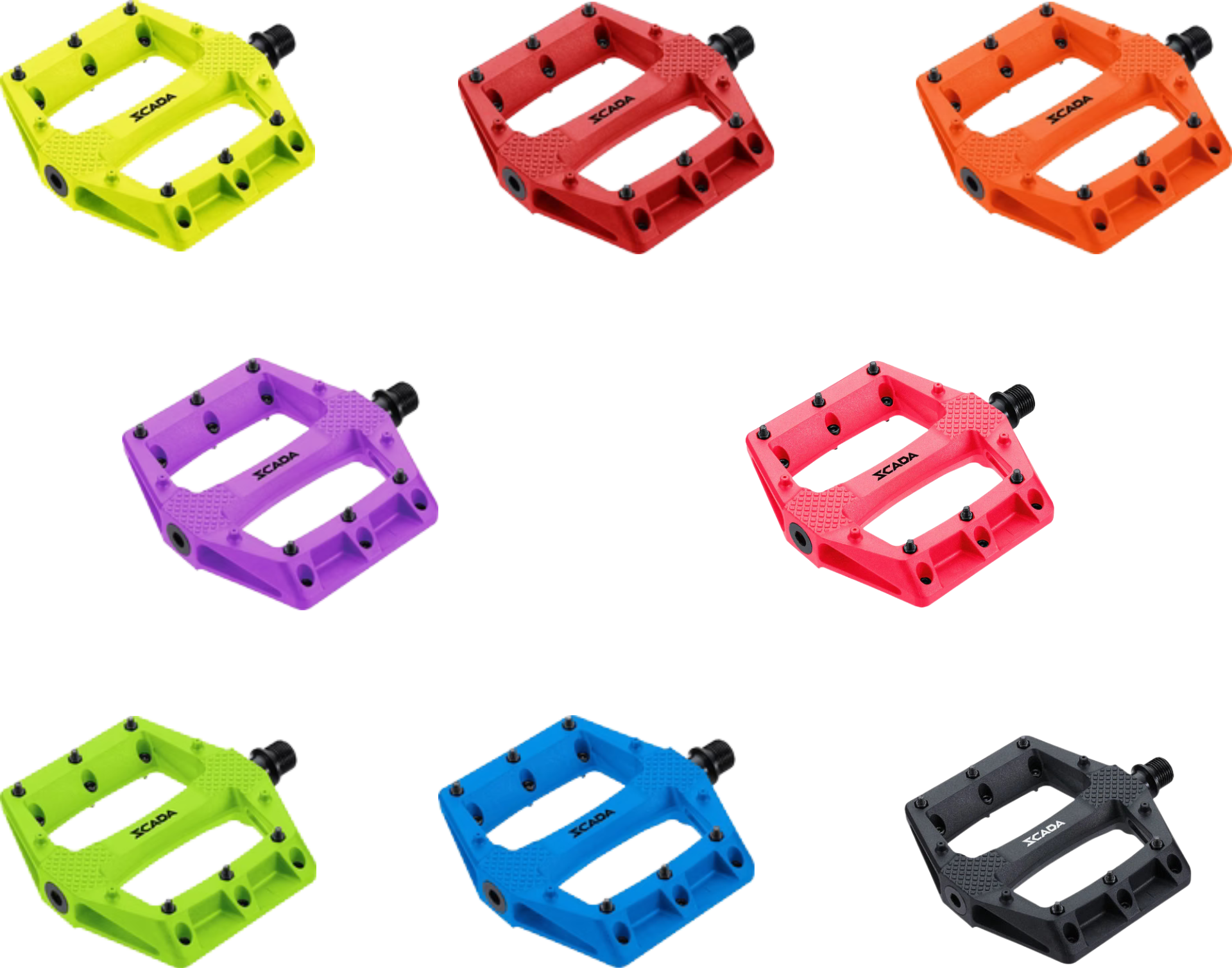 SCADA Thermoplastic Pinned Platform Pedal w/Polymer Bushing