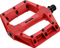 Buy red SCADA Thermoplastic Pinned Platform Pedal w/Polymer Bushing