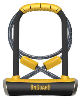 OnGuard Pitbull 8005 STD DT U-Lock with Loop Cable