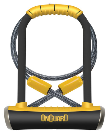 OnGuard Pitbull 8005 STD DT U-Lock with Loop Cable