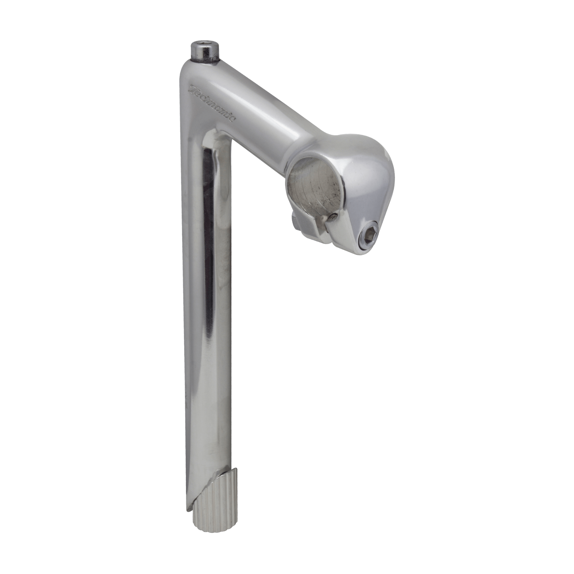 Nitto Technomic NTC-225 22.2mm Silver Long Quill 25.4mm Clamp Stem