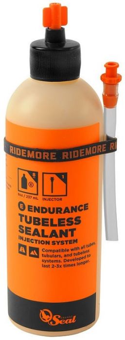 Orange Seal Endurance 8oz Tubeless Tire Sealent with Injector Orange Seal
