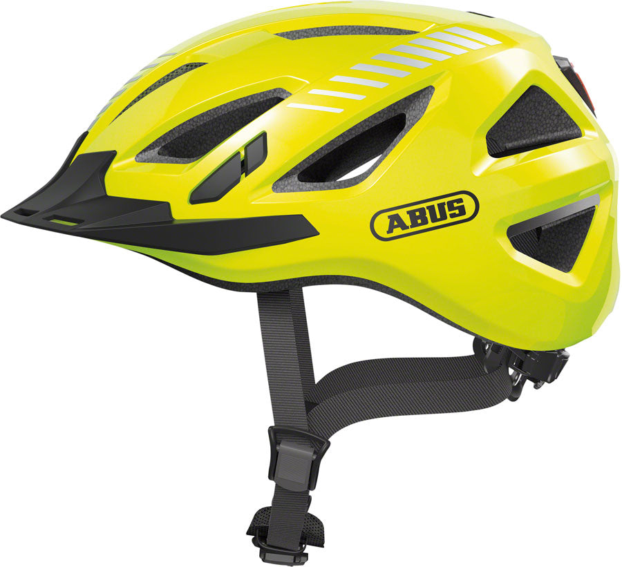 Buy signal-yellow Abus Urban-I 3.0 Commuter Helmet with LED Tail Light