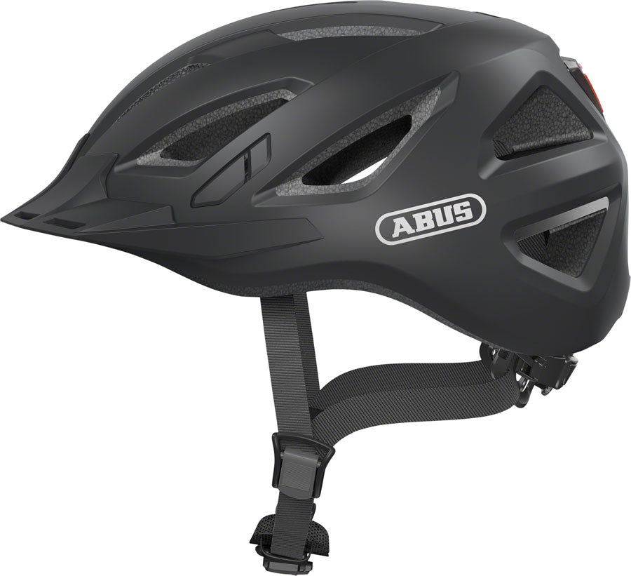 Buy velvet-black Abus Urban-I 3.0 Commuter Helmet with LED Tail Light