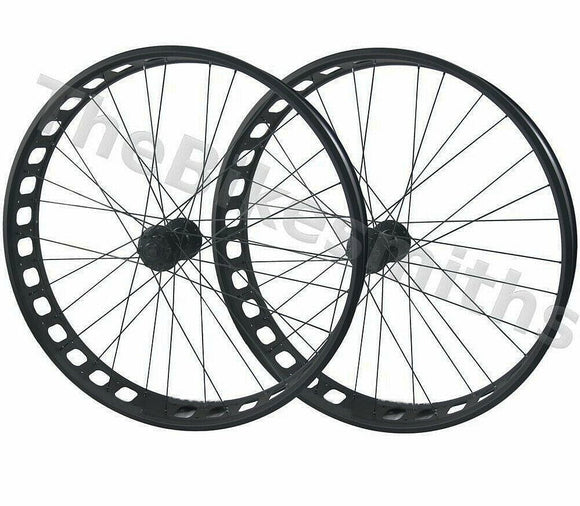 Alex Blizzerk 80 15x150mm TA Front & 190mm QR Rear Fat Bike Wheelset - The Bikesmiths