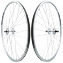 Alex R450 700c Formula 9x100 Front 10x120 Rear Track Fixed Gear Wheelset Silver-1