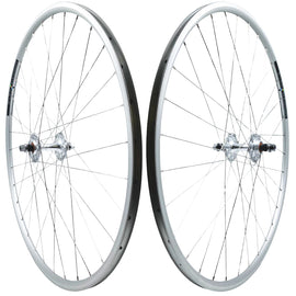 Alex R450 700c Formula 9x100 Front 10x120 Rear Track Fixed Gear Wheelset Silver