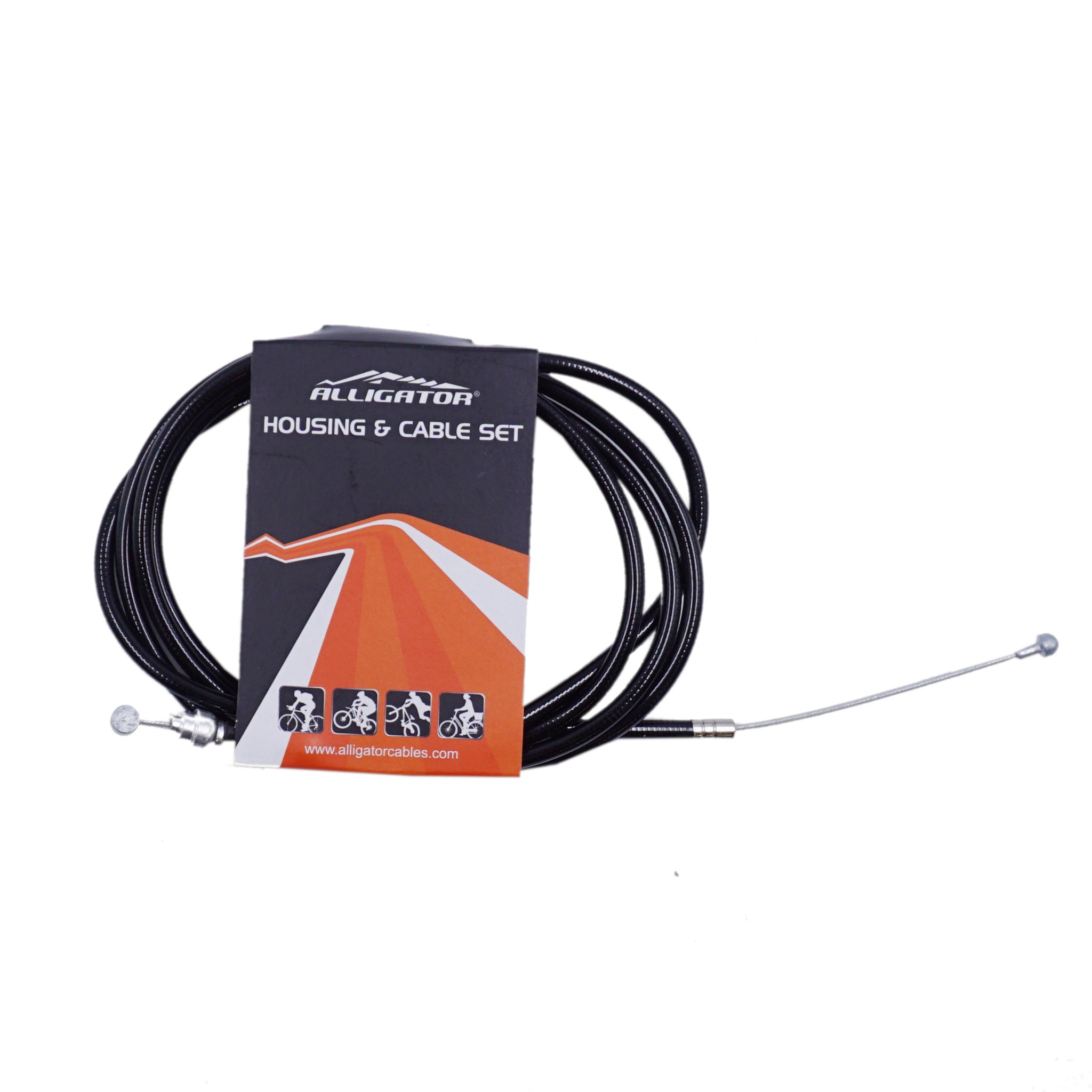 Alligator Single 5mm Universal Housing and Double Ended Brake Cable Set - The Bikesmiths