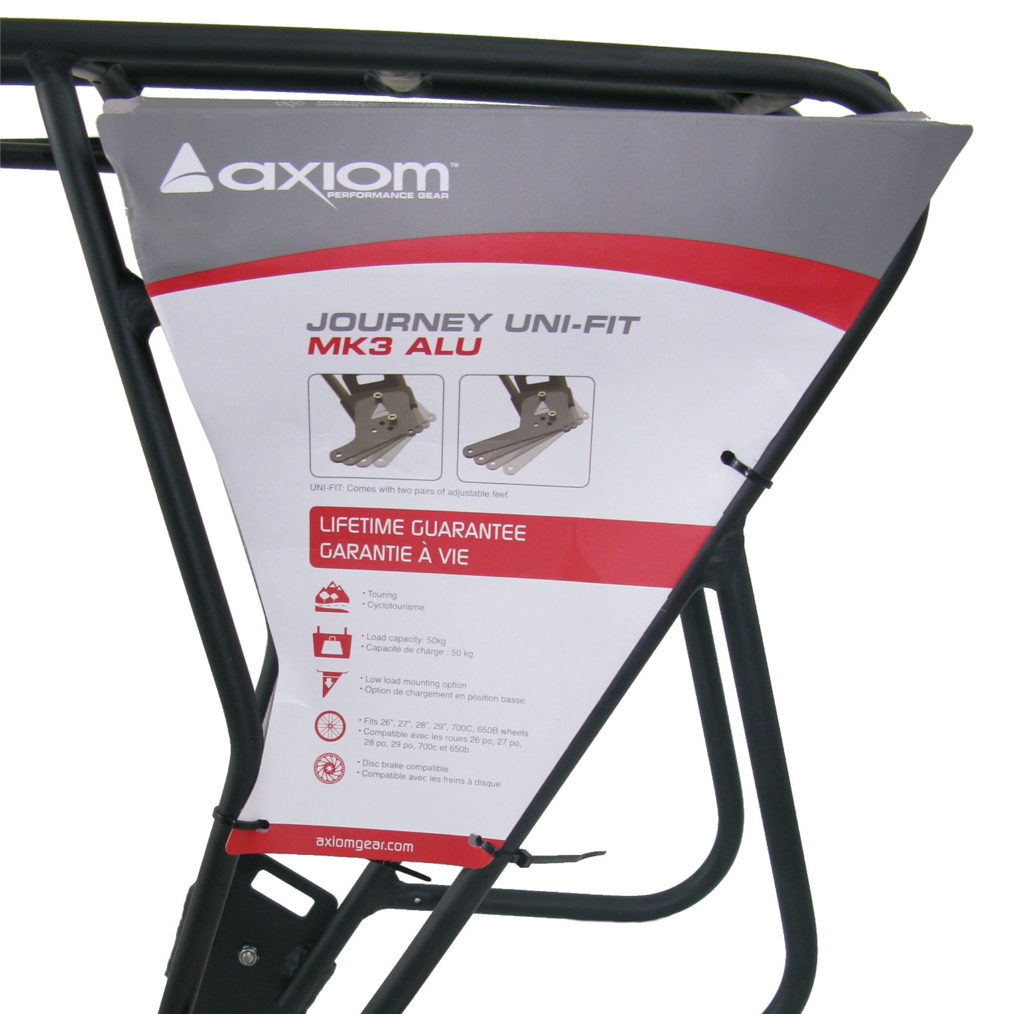 Axiom MK3 Journey Uni-Fit Rear Rack - The Bikesmiths
