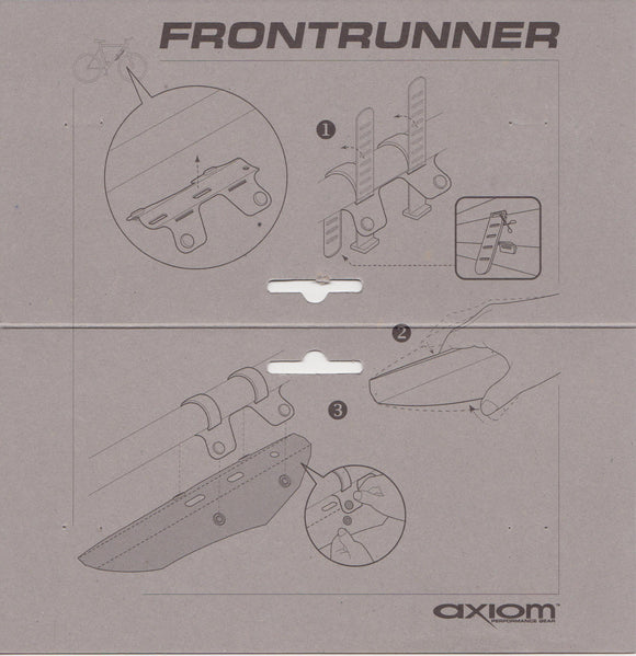 Axiom FAT Bike Lightweight Clip-On Fender